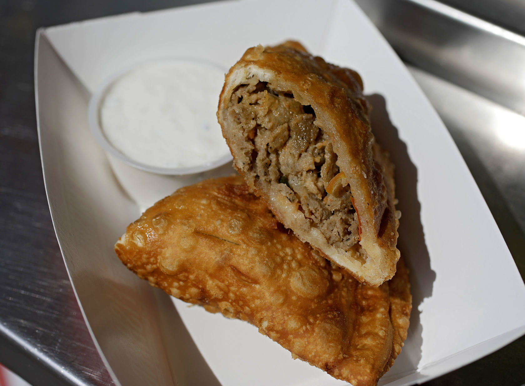 DEEP-FRIED GREEK GYRO PIE - $8